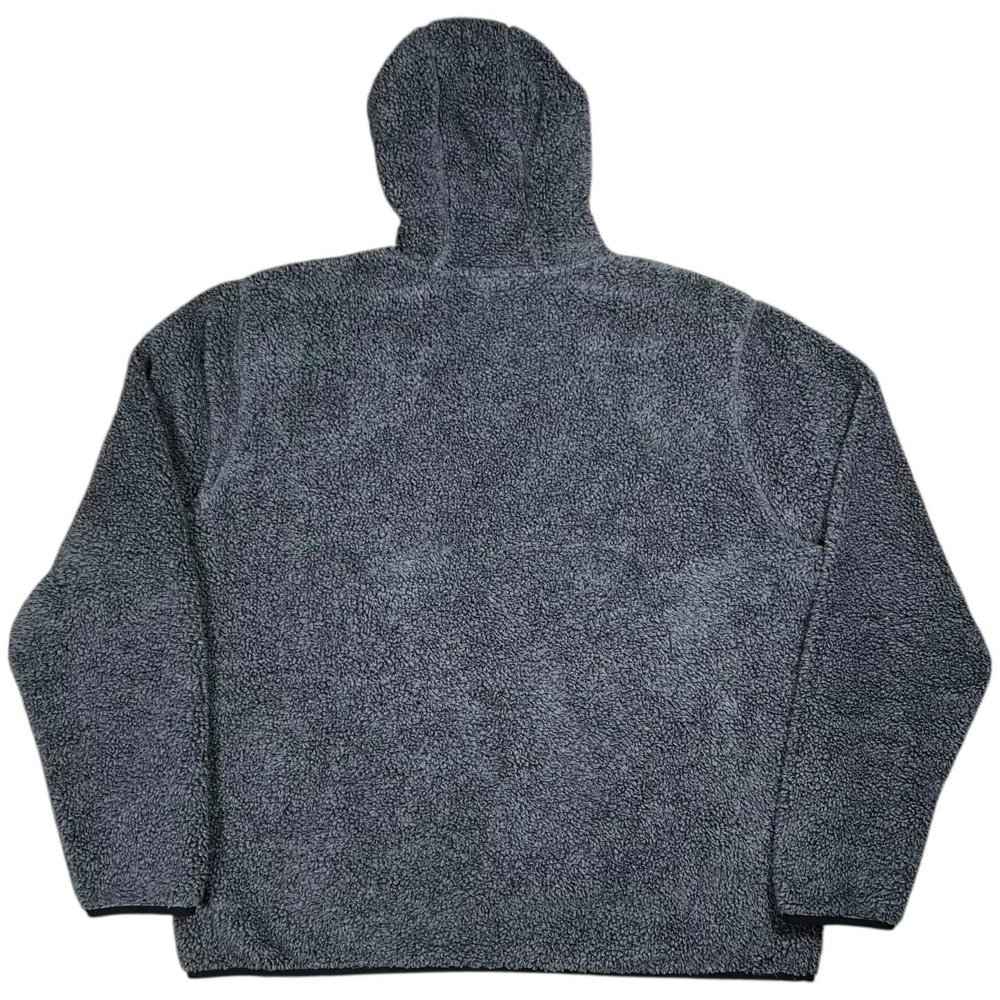 Vintage Y2K L.L. Bean Deep Pile Sherpa fleece anorak hoodie (XL)