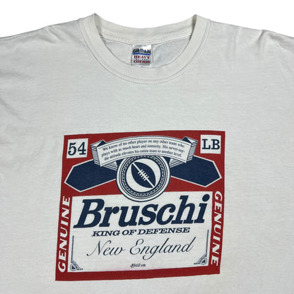 Vintage Y2K Teddy Bruschi New England Patriots Beer tee (XL)
