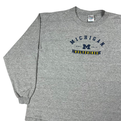 Vintage 90s University of Michigan Wolverines long sleeve shirt (L/XL)