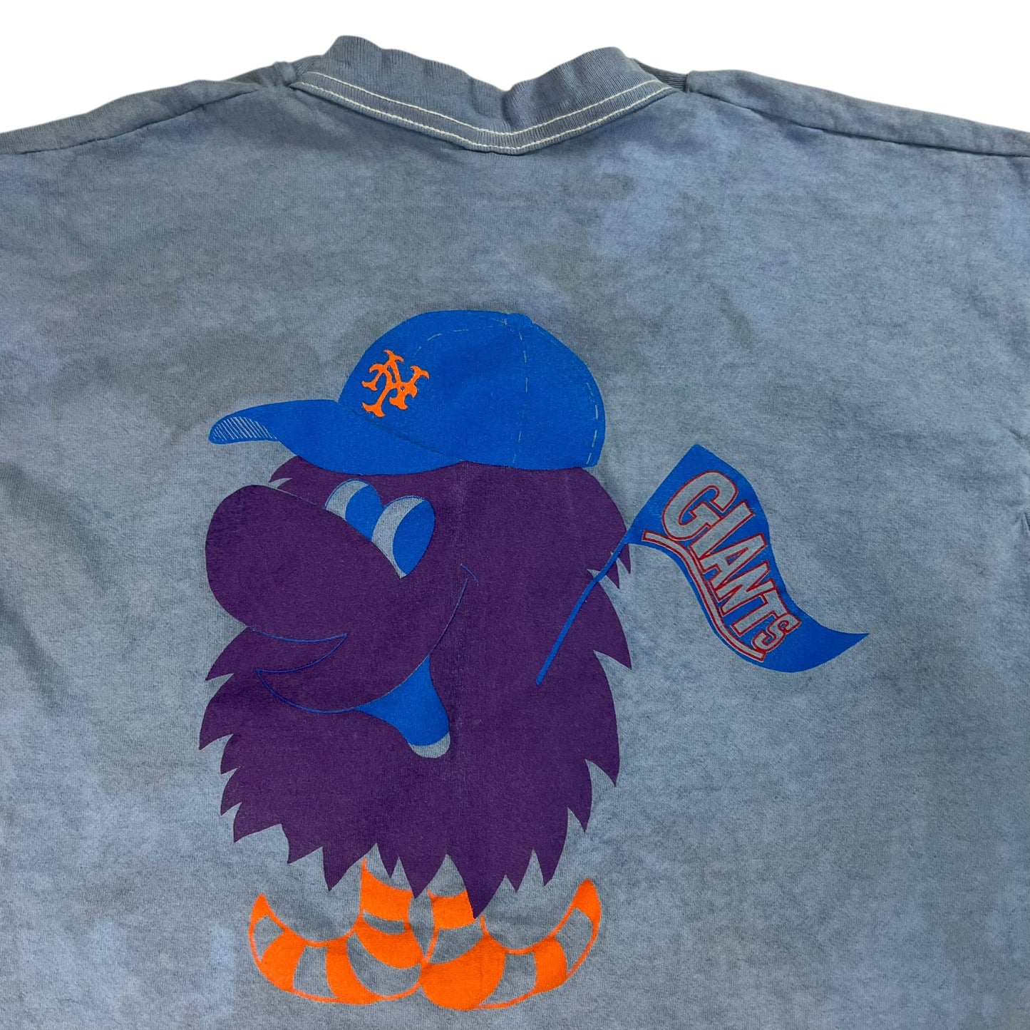 Vintage 90s New York Mets Giants Mascot over dye tee (M)