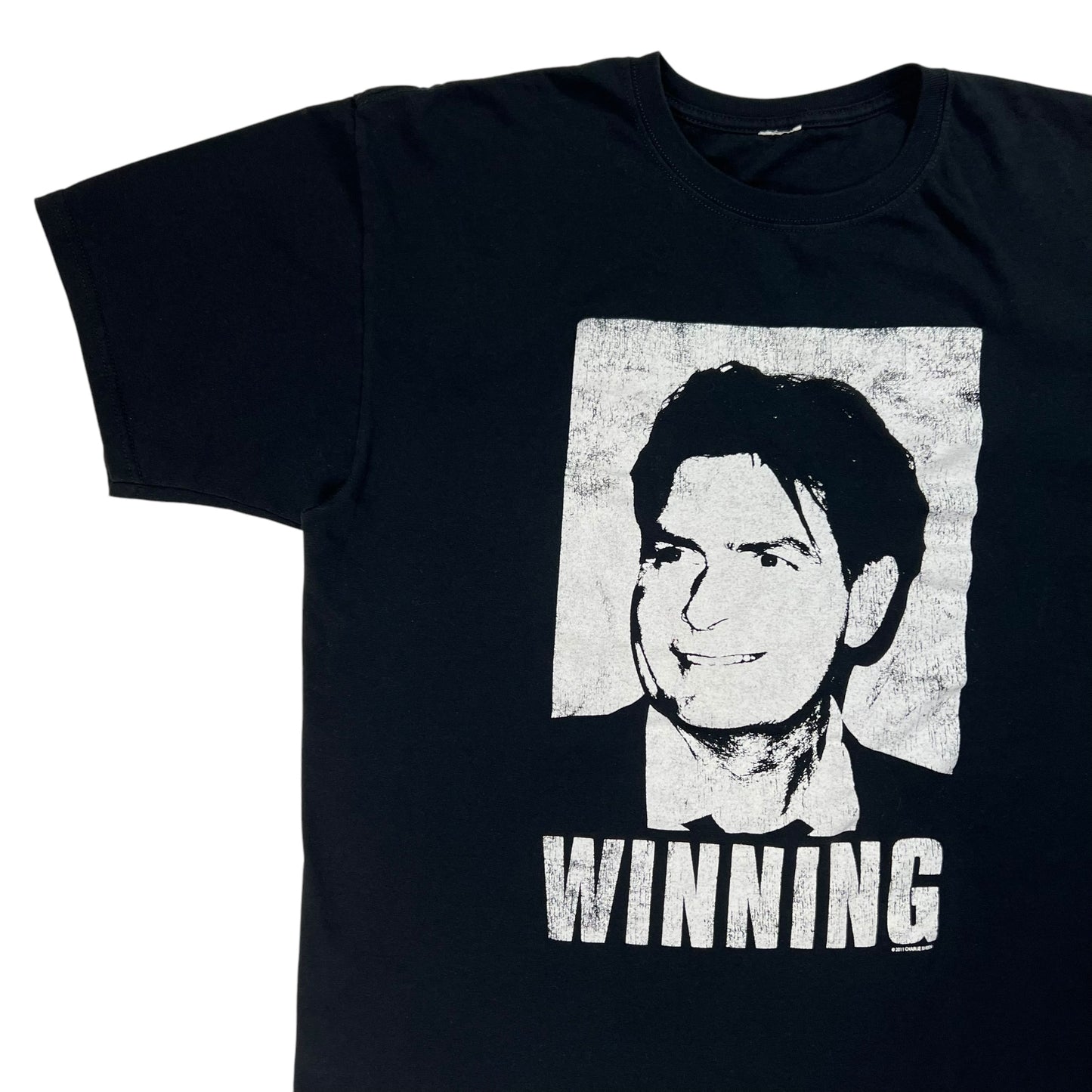 2011 Charlie Sheen “WINNING” tee (XL)