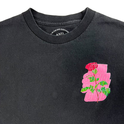 Anti Social Social Club flower tee (M)