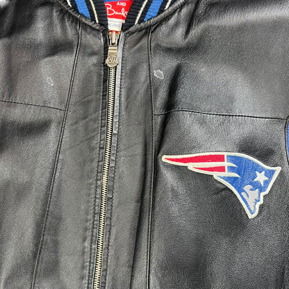 Vintage 90s Carl Banks GIII New England Patriots leather jacket (XXL)