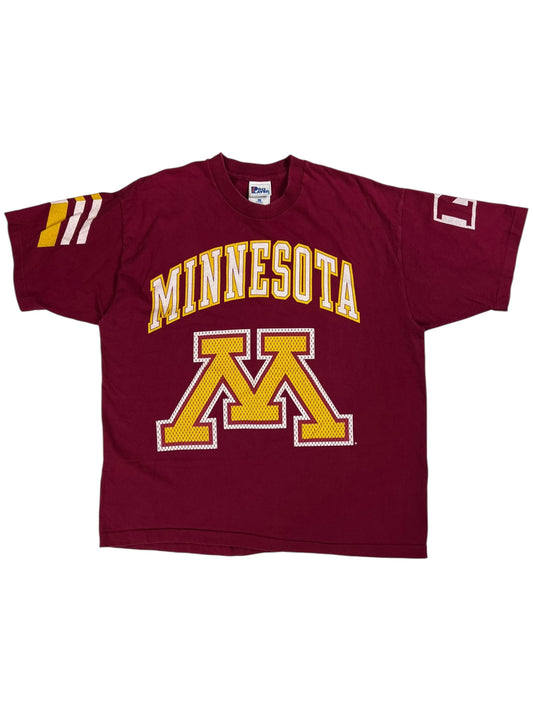 Vintage 90s ProPlayer University of Minnesota Gophers big print tee (XL)