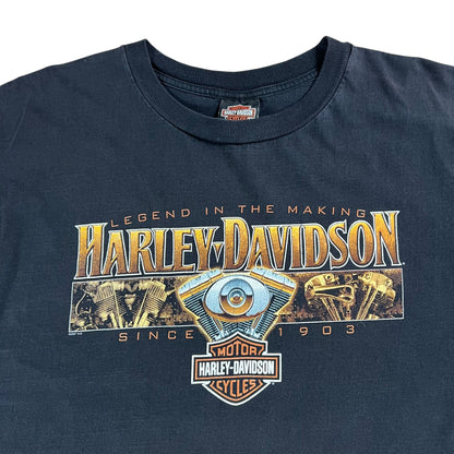 Vintage 2007 Harley Davidson Motorcycles Legend in the making tee (XL)