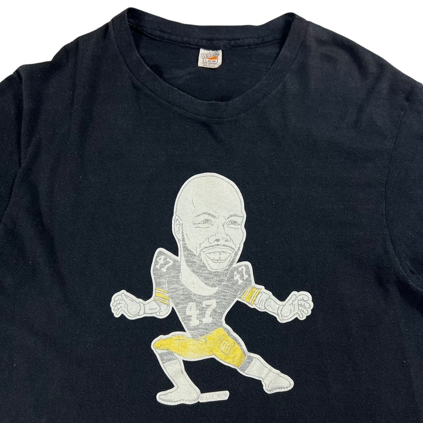 Vintage 1970s Hanes Pittsburgh Steelers Mel Blount tee (M)