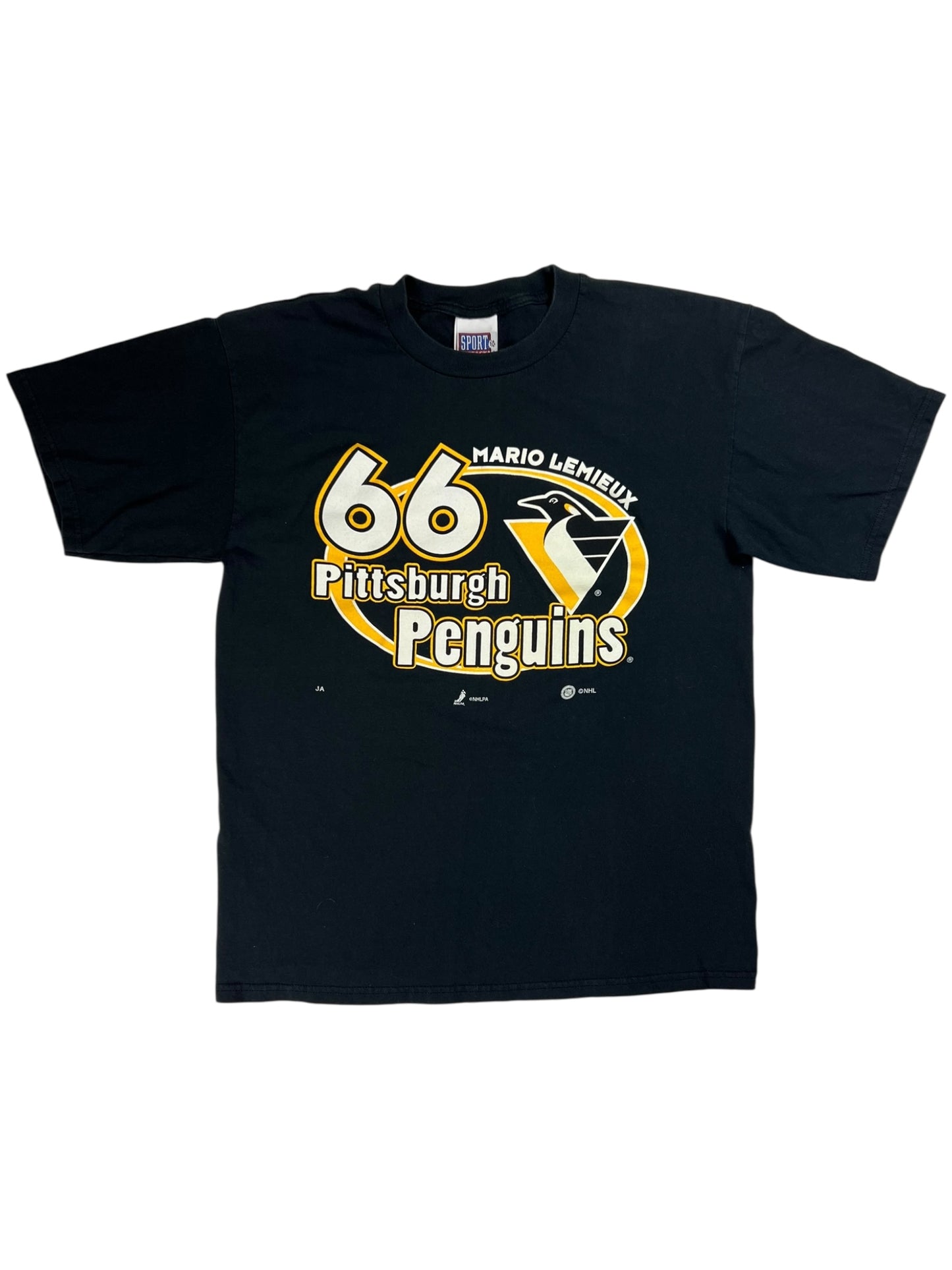Vintage 90s Pittsburgh Penguins Mario Lemieux tee (L)