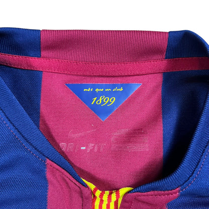 2014 Nike FC Barcelona Qatar Airways LFP soccer jersey (S)