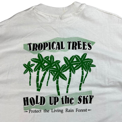 Vintage 90s Rainforest Crunch Cashew & Brazil Nuts Nature tee (L) DS NWT