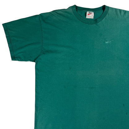 Vintage 90s Nike mini swoosh tonal faded tee (XL)