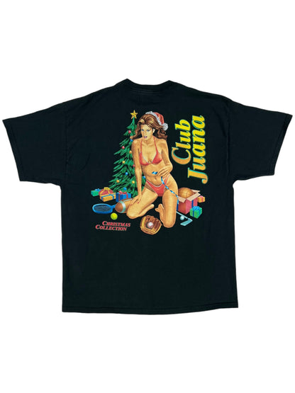 Vintage Y2K Club Juana strip club babes Christmas tee (XL)