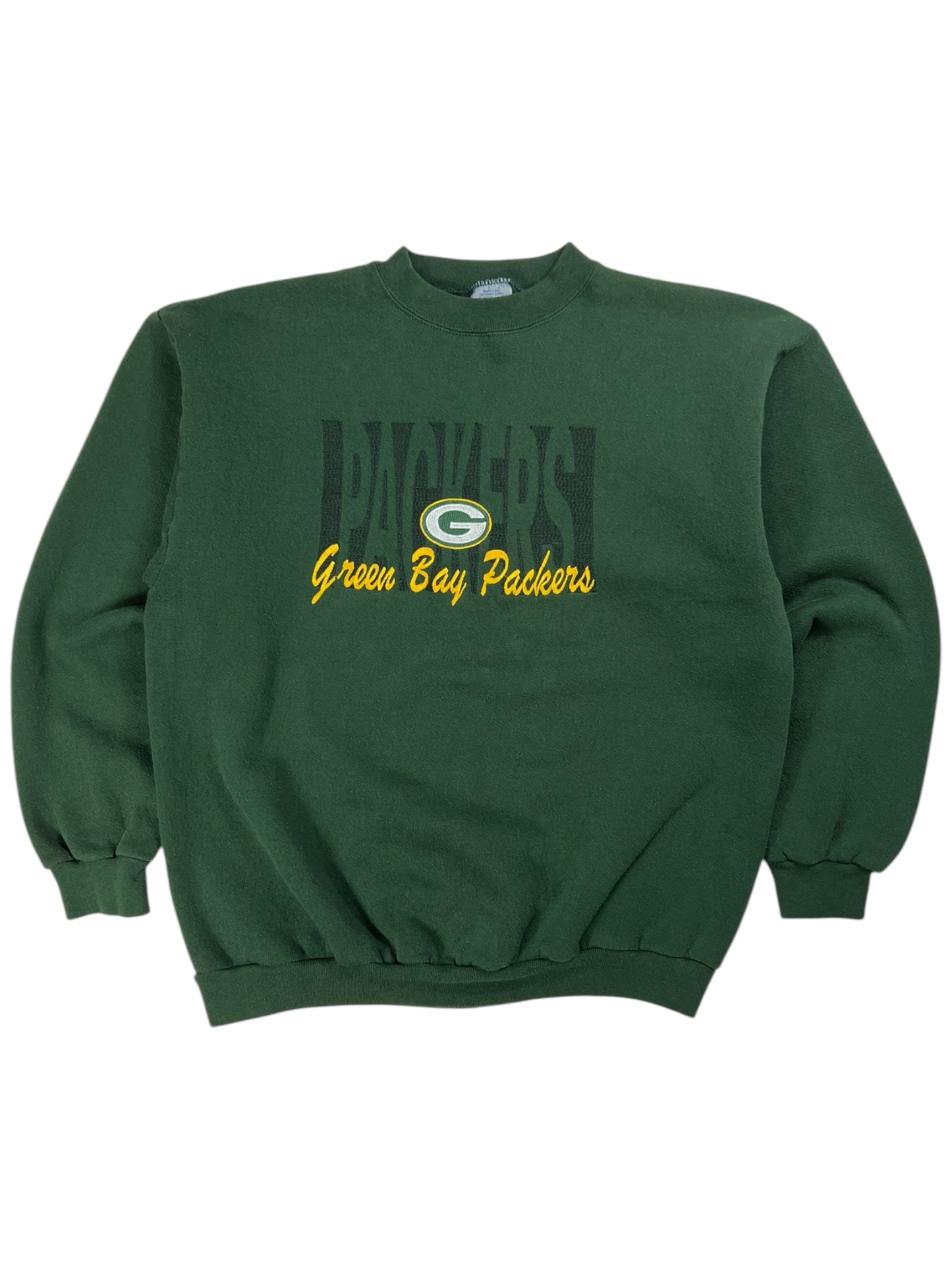 Vintage 90s Logo 7 Green Bay Packers Crewneck (L)