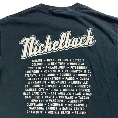 2012 Nickelback Here and Now tour band tee (L)