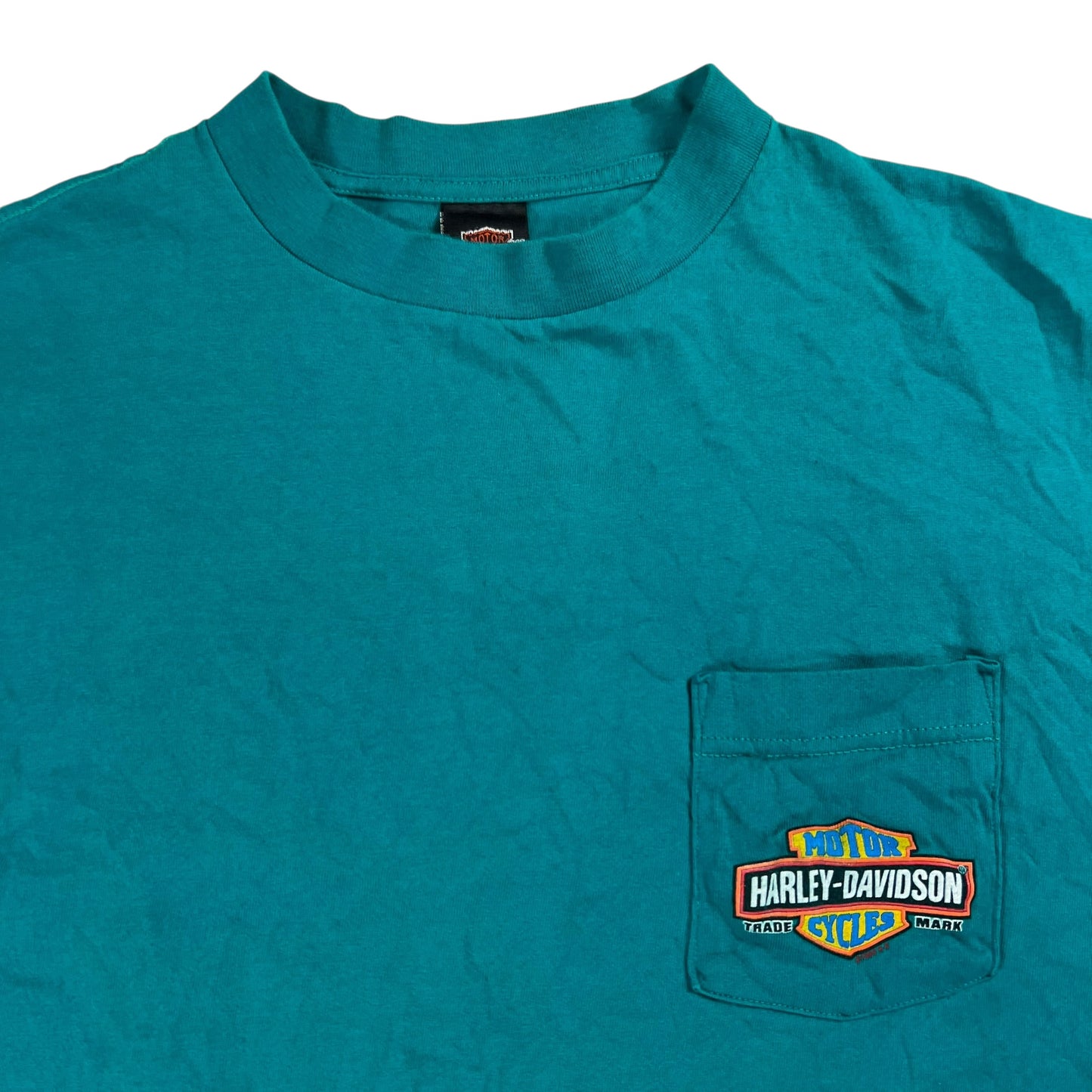 Vintage 90s Hawk-I Harley Davidson Iowa biker tee (XL)