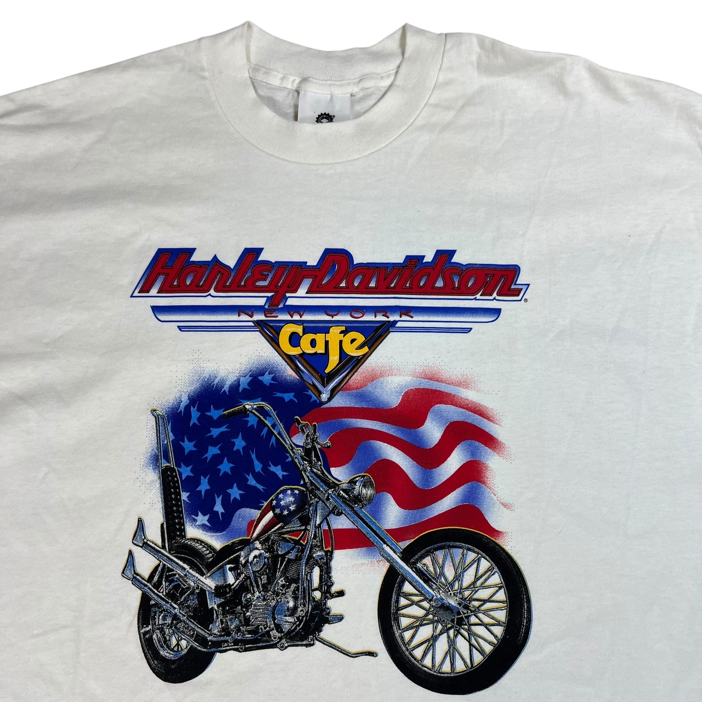 Vintage 90s Harley Davidson Cafe motorcycle tee (XL)