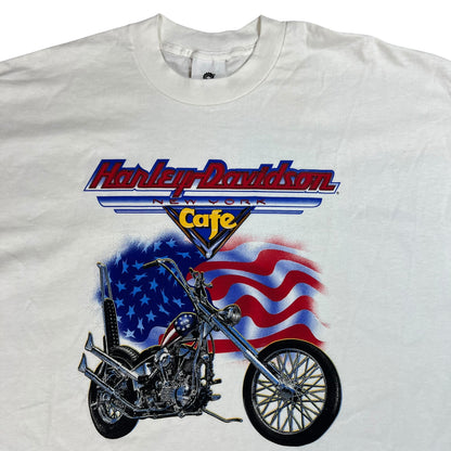 Vintage 90s Harley Davidson Cafe motorcycle tee (XL)