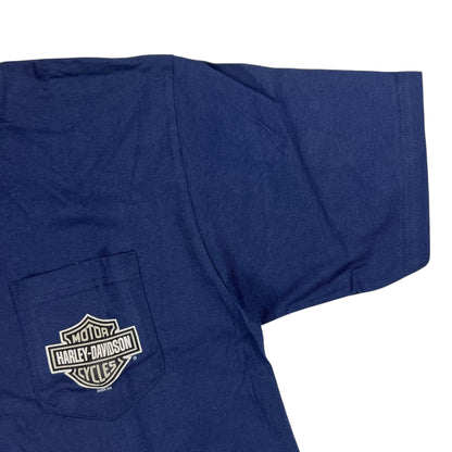 2008 Harley Davidson Motorcycles Las Vegas pocket tee (L) DS NWT