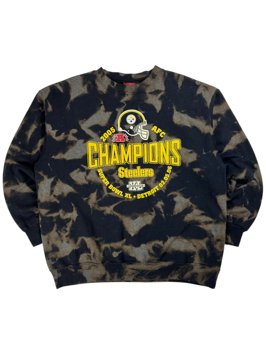 Vintage 2006 Pittsburgh Steelers acid wash crewneck (XL)