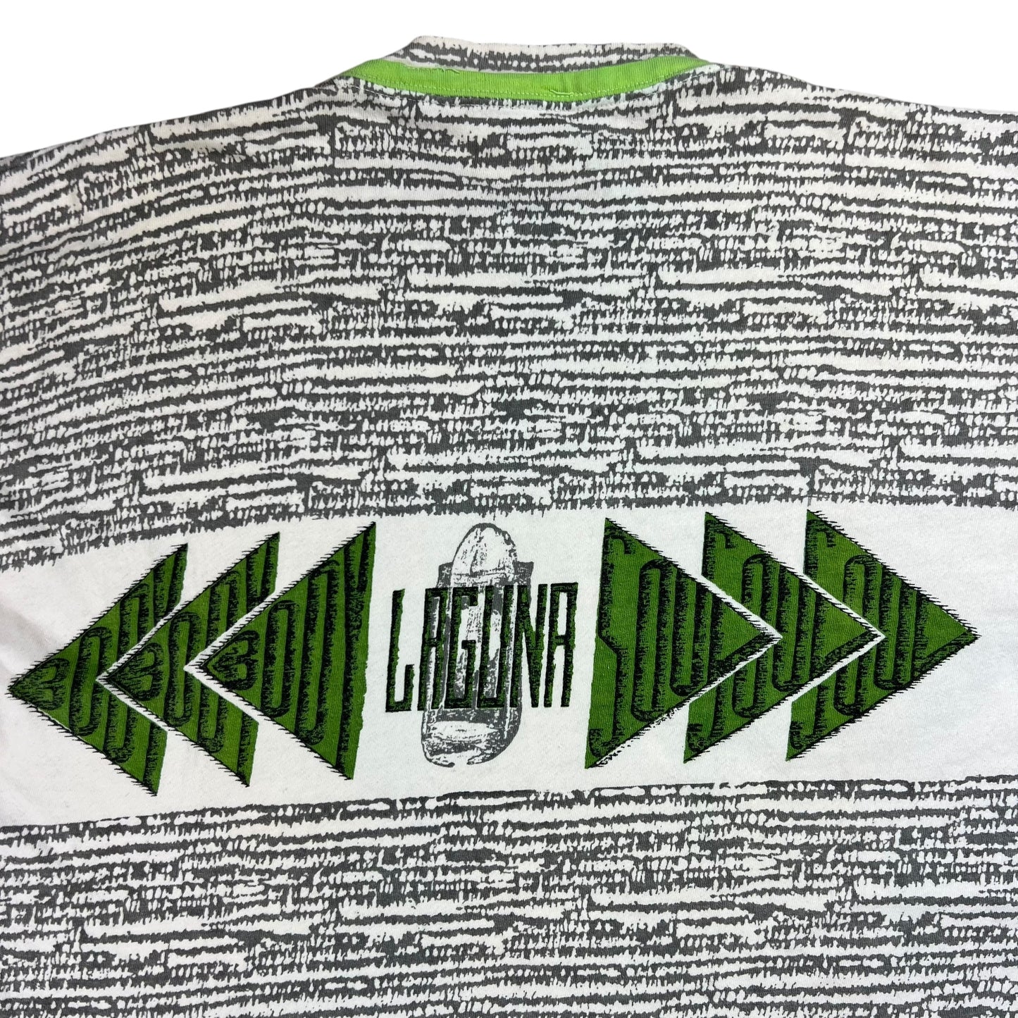 Vintage 90s Laguna Body Soul all over print tee (L)