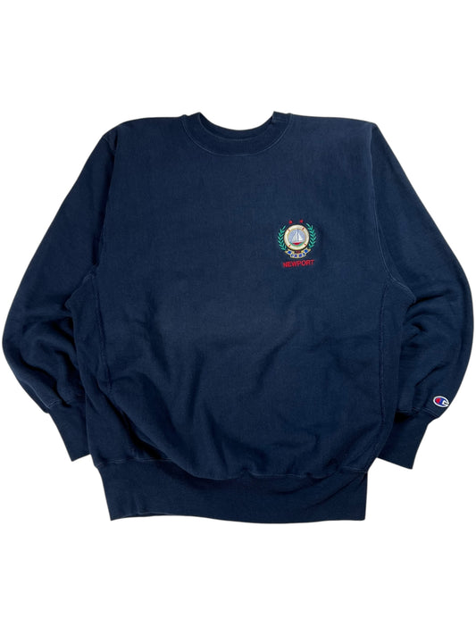 Vintage 90s Champion reverse weave Newport USA crewneck (XL)