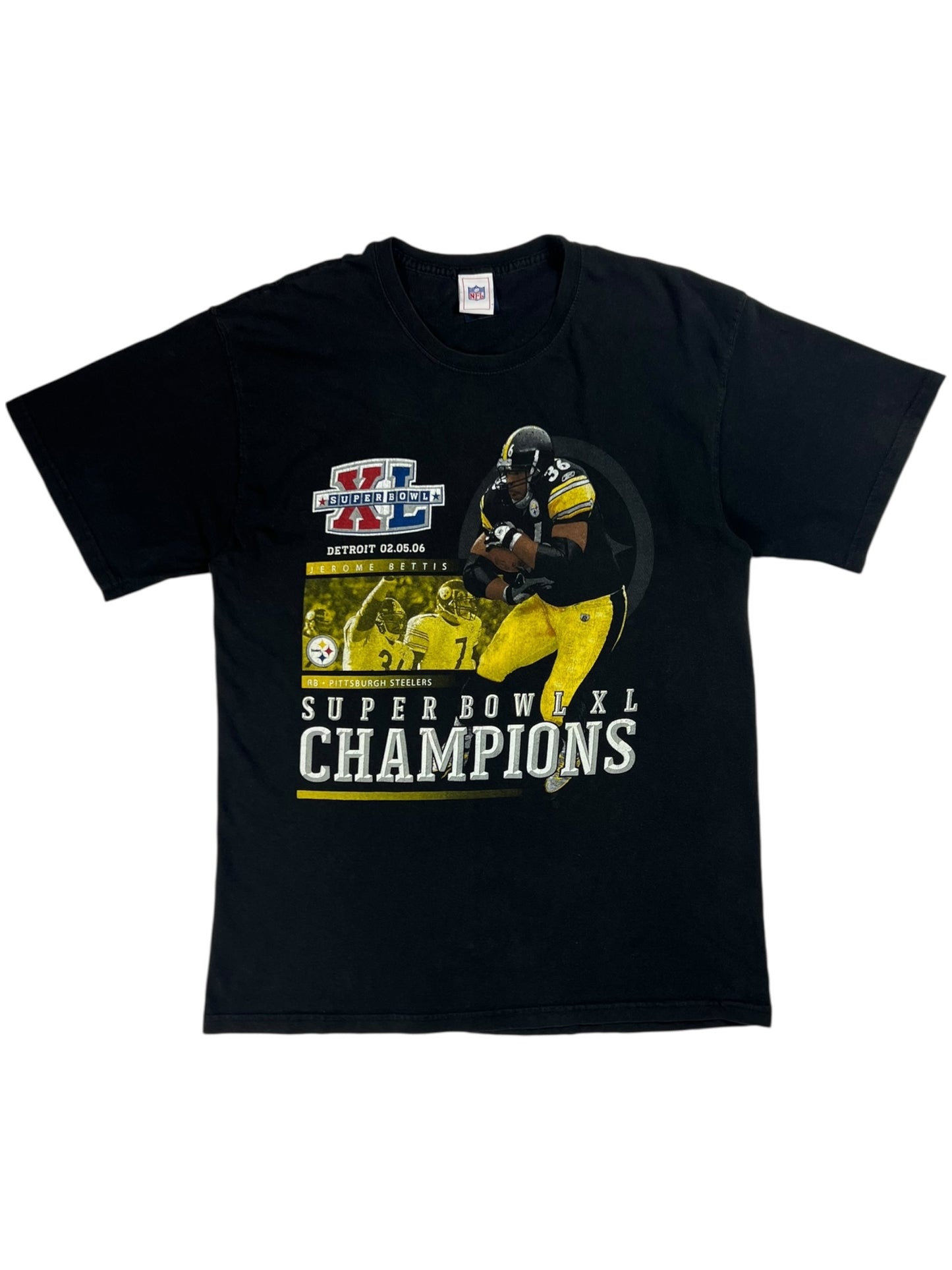 Vintage 2006 Pittsburgh Steelers Jerome Bettis tee (L)