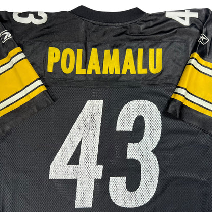 Vintage Y2K Pittsburgh Steelers Troy Polamalu faded jersey (M)