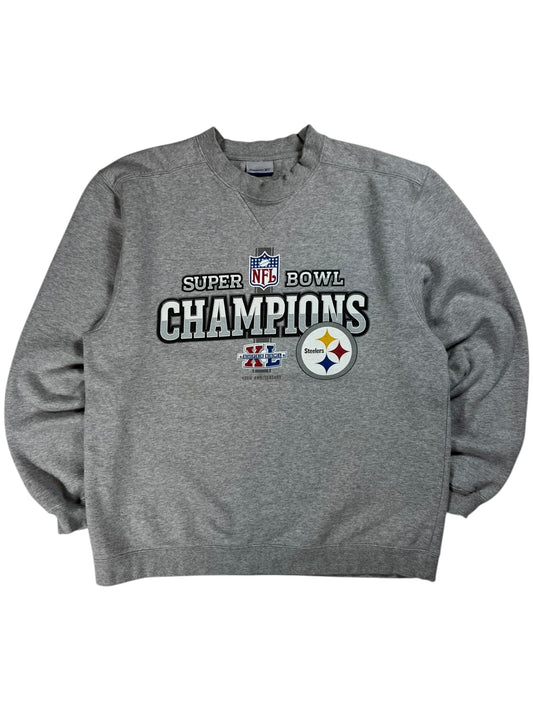 Vintage 2006 Pittsburgh Steelers Super Bowl XL champions crewneck (L)
