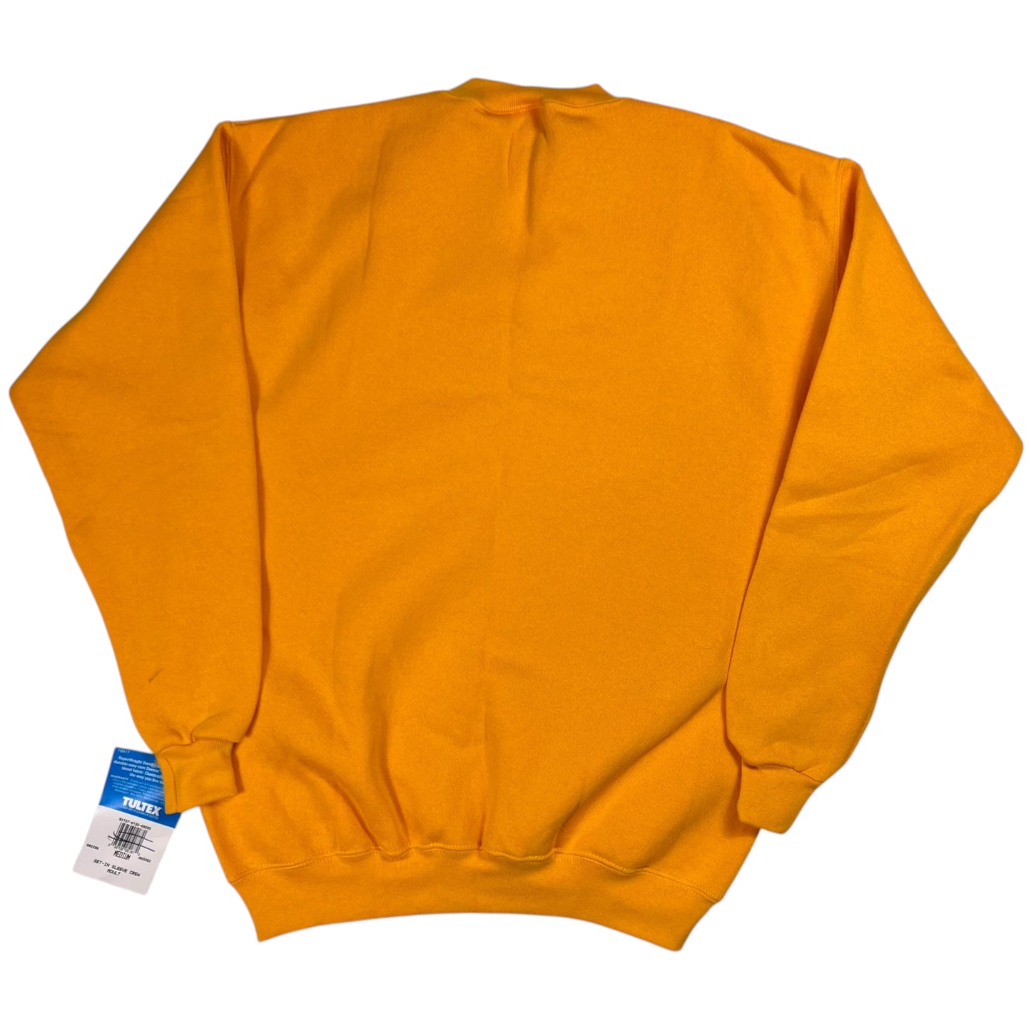 Vintage 90s Tultex yellow blank crewneck (M) DS NWT