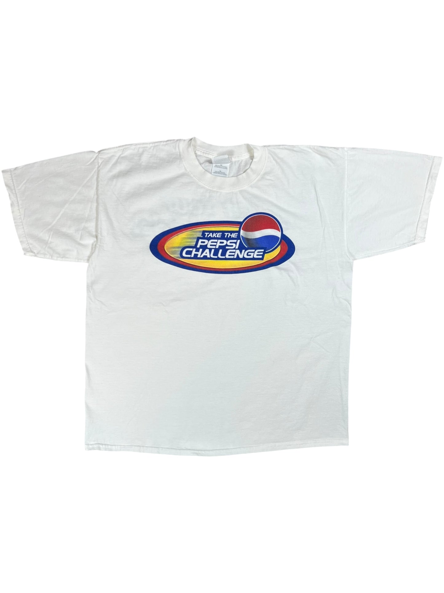 Vintage 90s Take the Pepsi Challenge soda promo tee (L/XL)