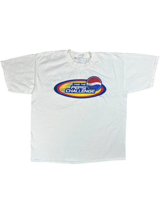 Vintage 90s Take the Pepsi Challenge soda promo tee (L/XL)
