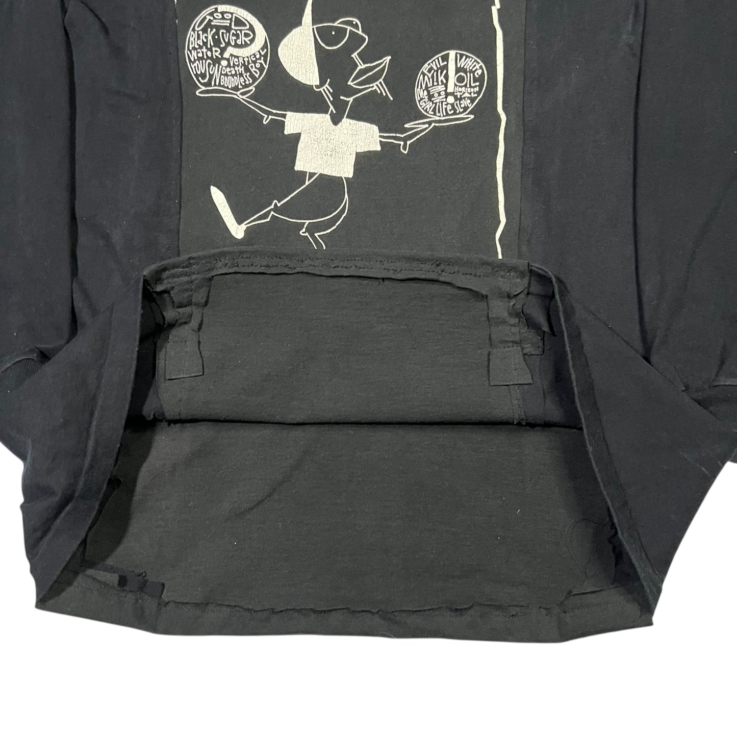 Vintage 90s Pearl Jam Boundless chopped & screwed reworked long sleeve band shirt (M)