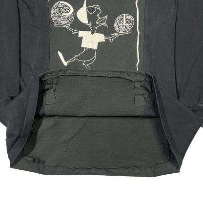 Vintage 90s Pearl Jam Boundless chopped & screwed reworked long sleeve band shirt (M)