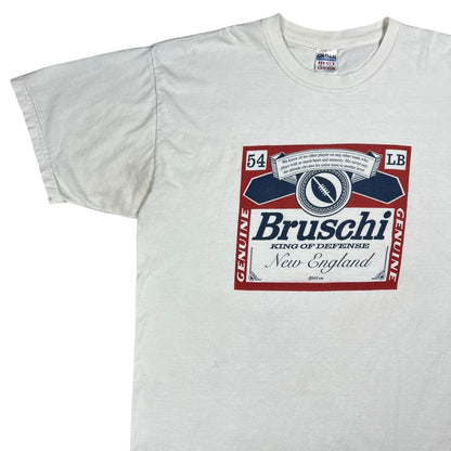 Vintage Y2K Teddy Bruschi New England Patriots Beer tee (XL)