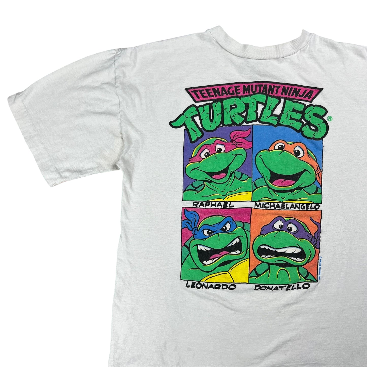 Vintage 1990 Teenage Mutant Ninja Turtles cartoon tee (L)