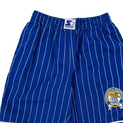 Vintage 90s Starter University of Kentucky Wildcats pinstriped shorts (M)