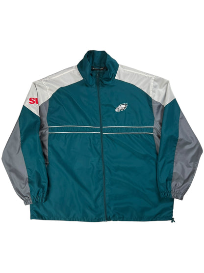 Vintage Y2K Philadelphia Eagles NFL windbreaker jacket (XXL)