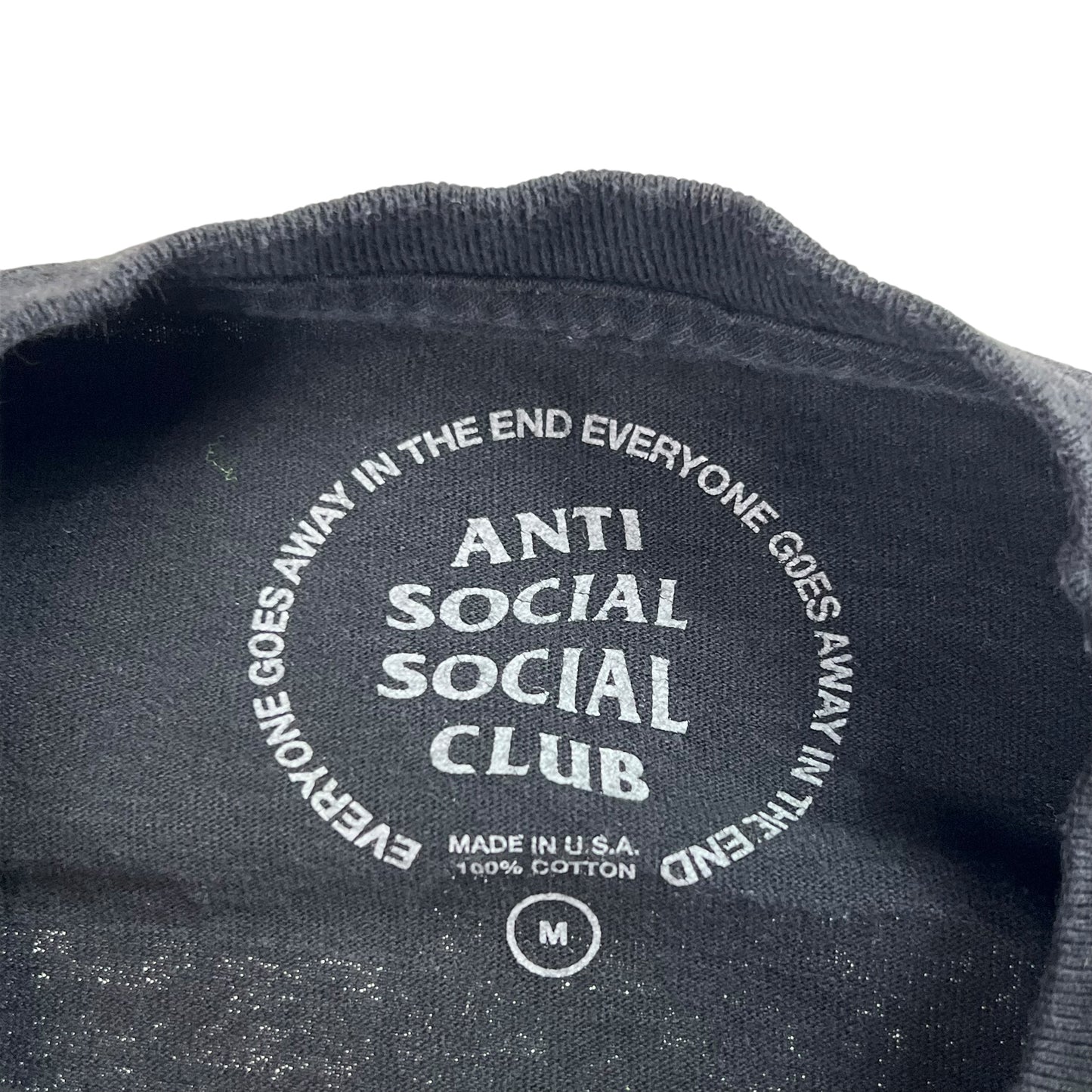 Anti Social Social Club flower tee (M)