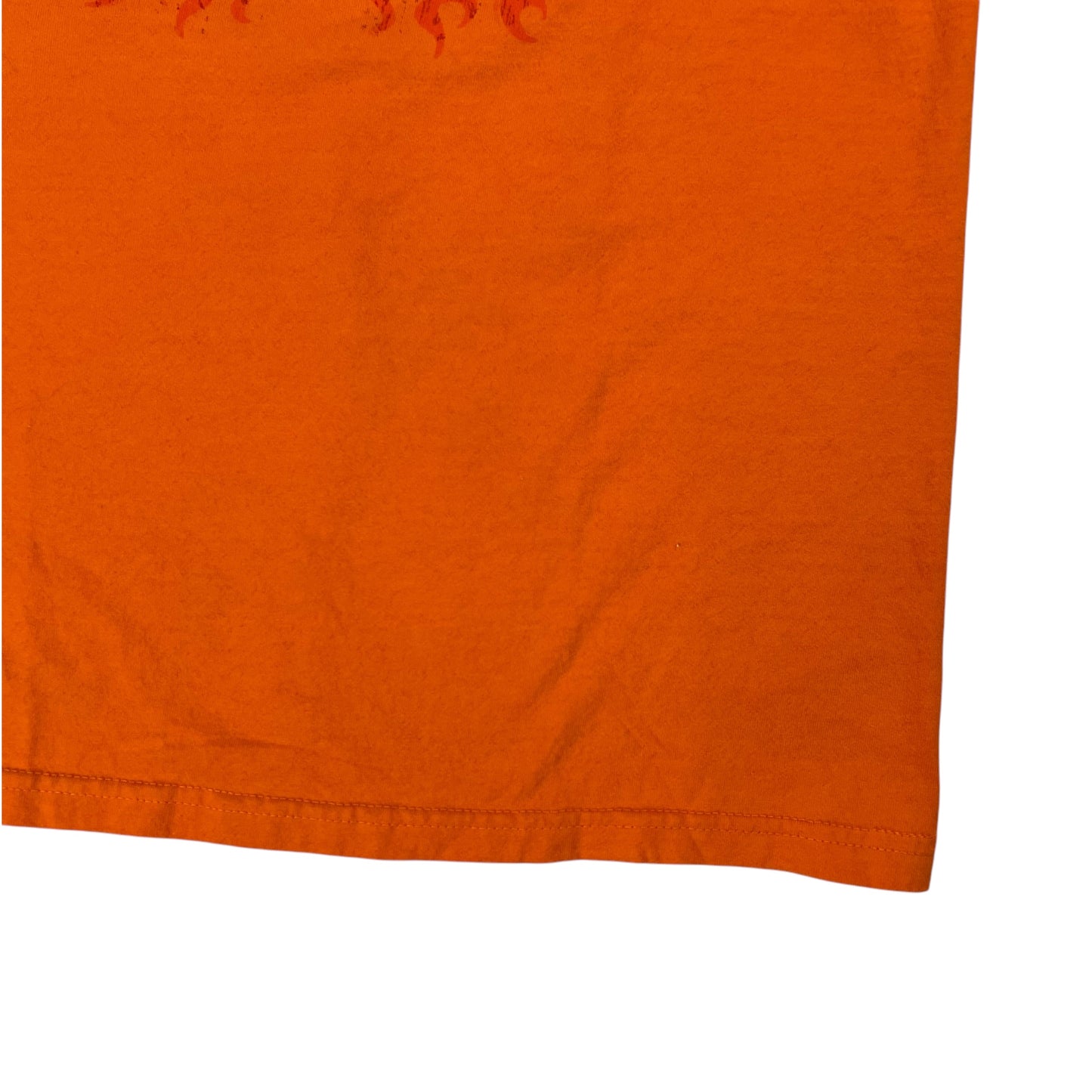 Vintage Y2K Harley Davidson Motorcycles Orange flame tee (M)