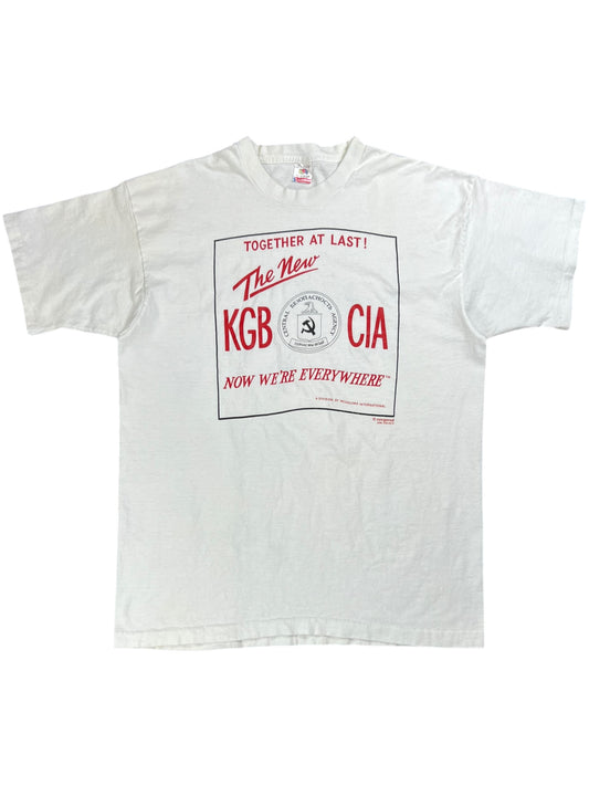 Vintage 90s Together At Last! The New KGB CIA tee (XL)