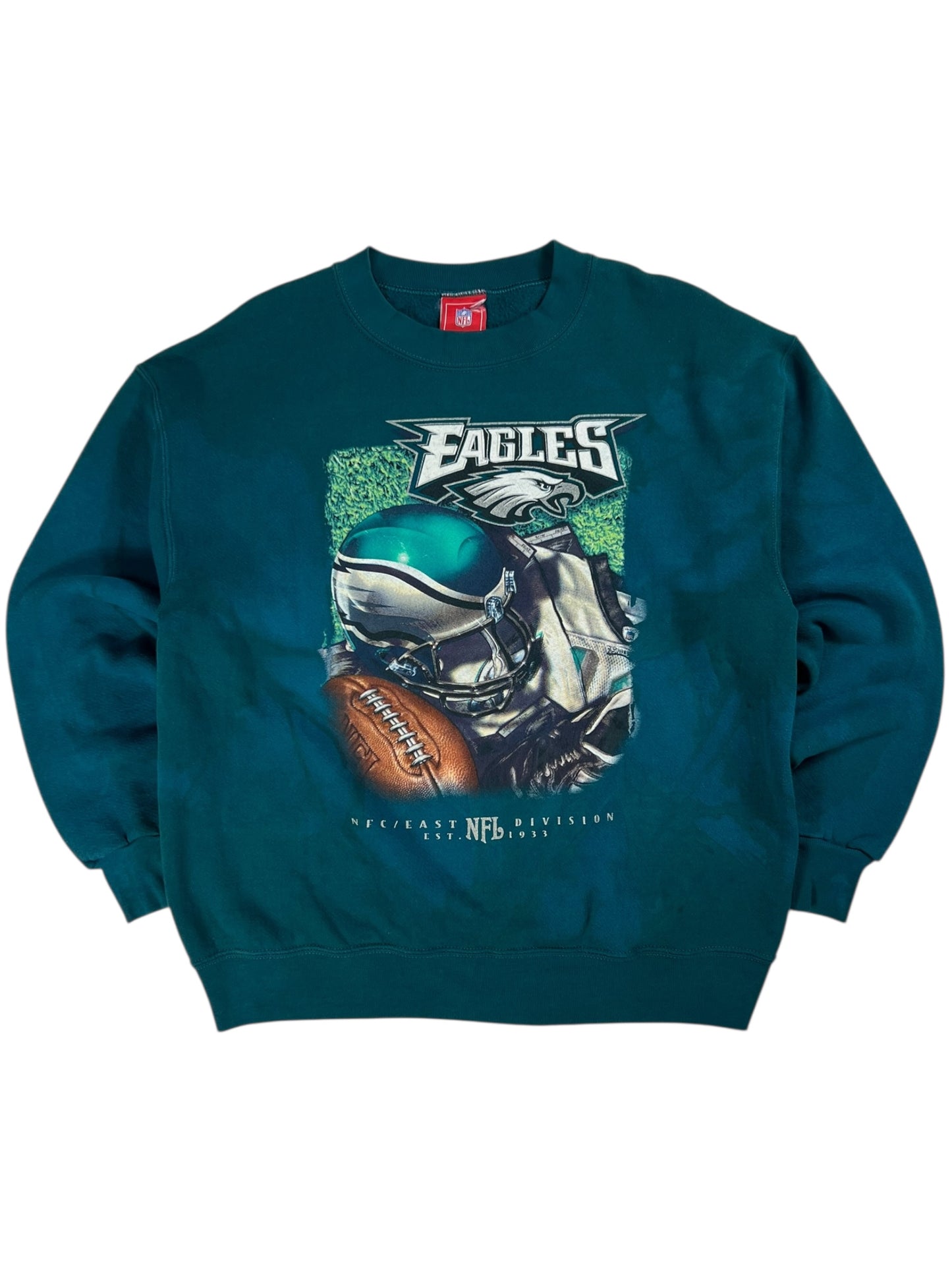 Vintage Y2K Philadelphia Eagles faded crewneck (L)