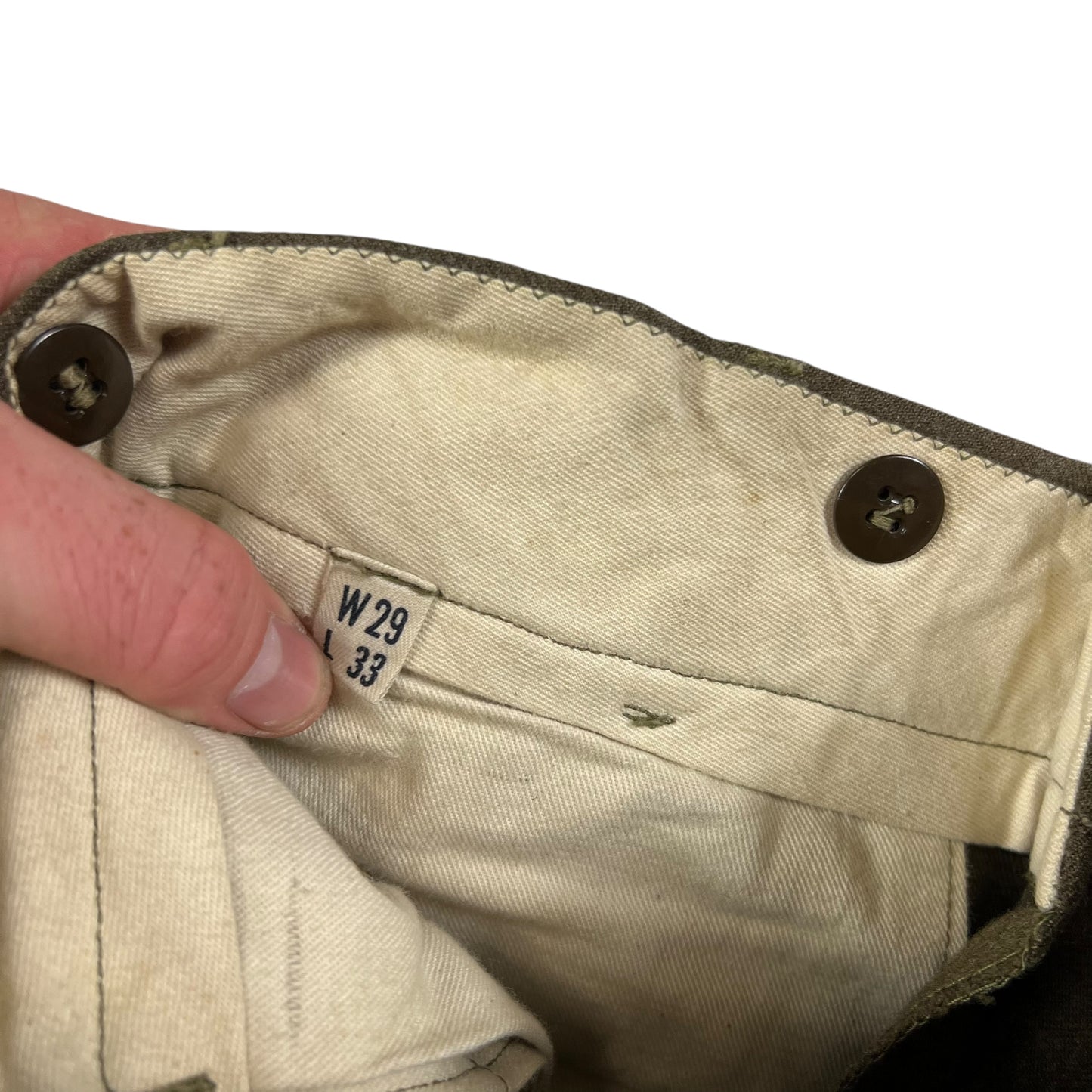 Vintage 1940s United States Army World War 2 II jacket pants (S)