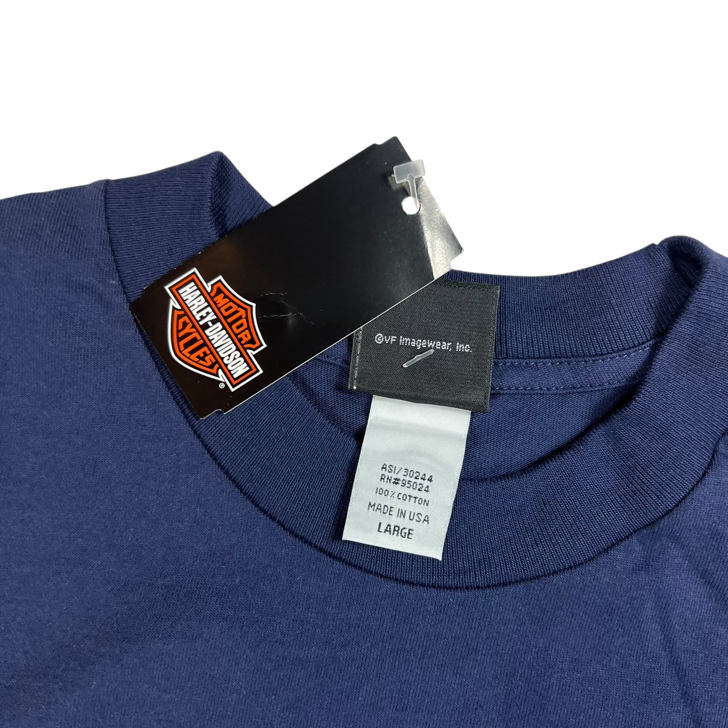 2008 Harley Davidson Motorcycles Las Vegas pocket tee (L) DS NWT
