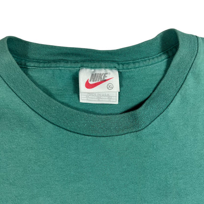 Vintage 90s Nike mini swoosh tonal faded tee (XL)