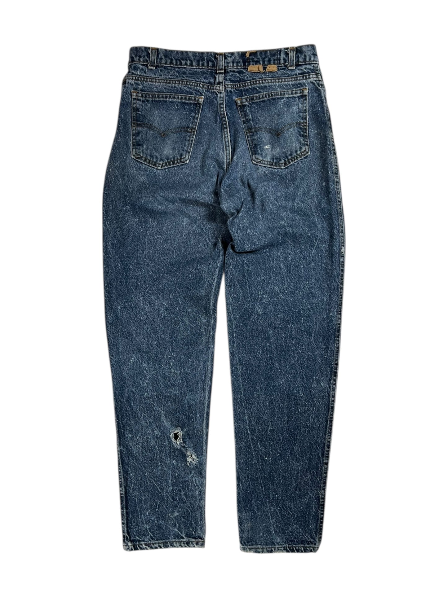 Vintage 90s Levi’s 515 stone wash patina worn denim jeans (32x31)