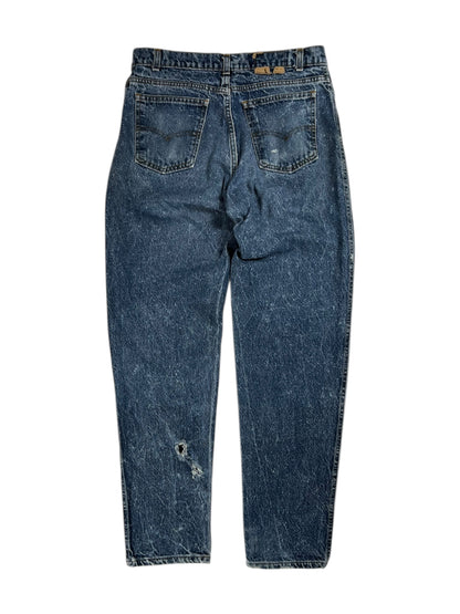 Vintage 90s Levi’s 515 stone wash patina worn denim jeans (32x31)