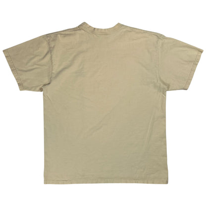 Vintage Y2K Nike mini swoosh cream tee (M)