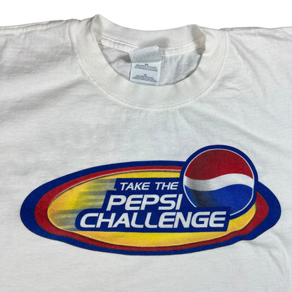 Vintage 90s Take the Pepsi Challenge soda promo tee (L/XL)