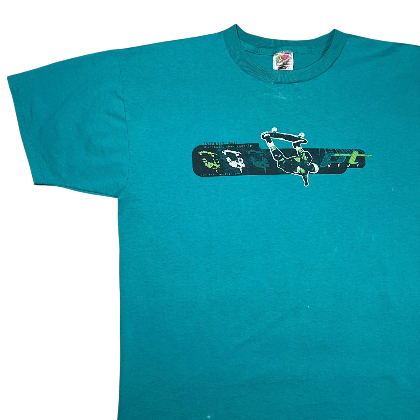 Vintage 90s International Skateboard Championships PT Gear faded skate tee (L/XL)