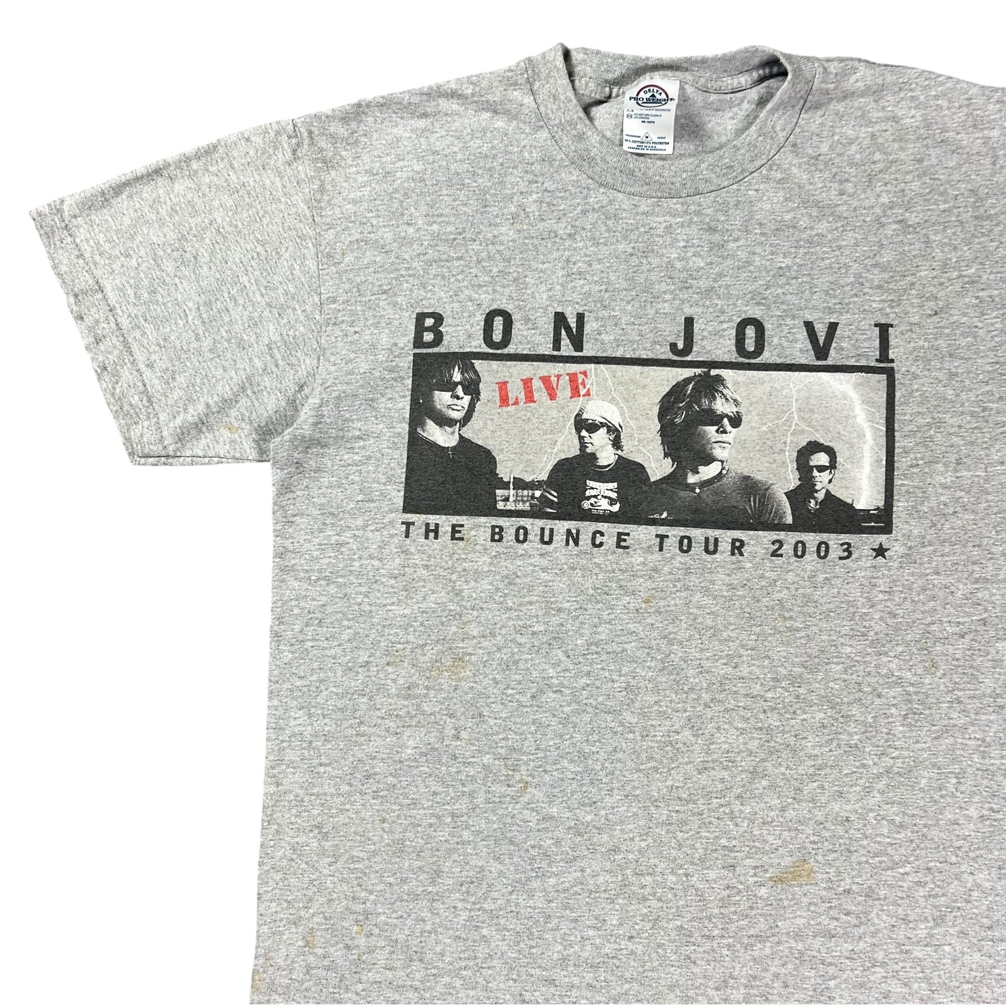 Vintage 2003 Bon Jovi The Bounce Tour tee (M)