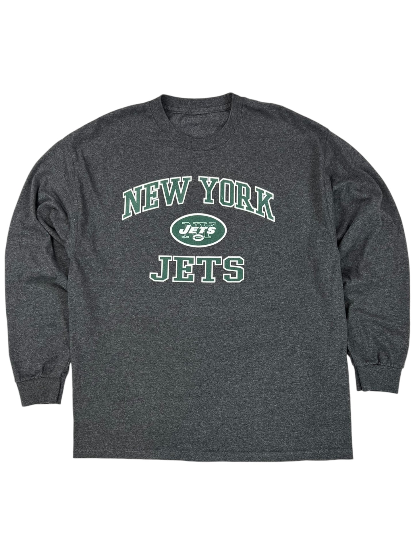 Vintage Y2K New York Jets NFL long sleeve shirt (XL)